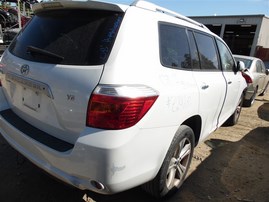 2008 Toyota Highlander Limited White 3.5L AT 2WD #Z24660